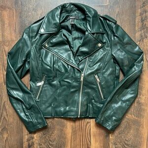 FAUX LEATHER JACKET